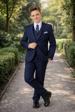 Load image into Gallery viewer, Tazio "Jacob" Kids Navy 5-Piece Suit
