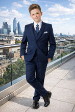 Load image into Gallery viewer, Tazio "Jacob" Kids Navy 5-Piece Suit