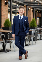 Load image into Gallery viewer, Tazio "Jacob" Kids Navy 5-Piece Suit