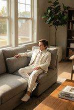 Load image into Gallery viewer, Tazio "Jacob" Kids Off-White 5-Piece Suit