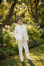 Load image into Gallery viewer, Tazio "Jacob" Kids Off-White 5-Piece Suit