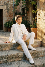 Load image into Gallery viewer, Tazio "Jacob" Kids Off-White 5-Piece Suit