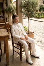 Load image into Gallery viewer, Tazio "Jacob" Kids Off-White 5-Piece Suit