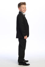 Load image into Gallery viewer, Tip Top Kids &quot;Cornell&quot; Kids Black Tuxedo (5-Piece Set)