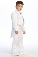 Load image into Gallery viewer, Tip Top Kids &quot;Oliver&quot; Kids White Peak Tuxedo Tail (5-Piece Set)