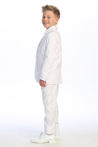 Tip Top Kids "Cornell" Kids White Tuxedo (5-Piece Set)