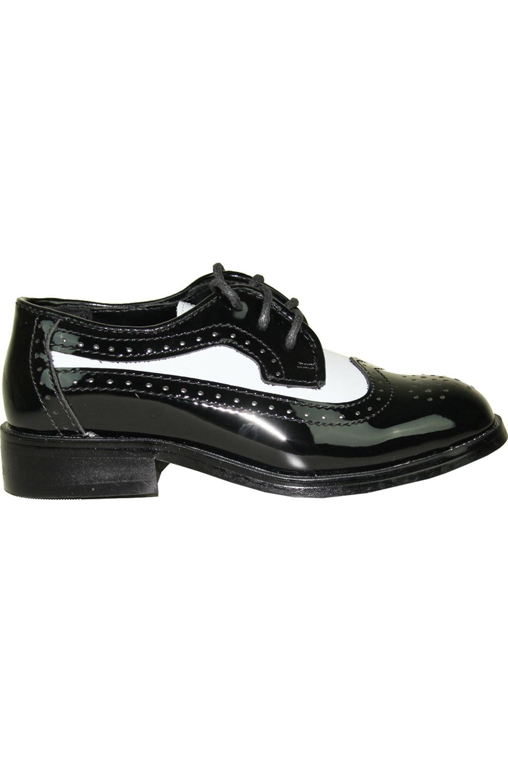 Chaz" Kids Black & White Tuxedo Shoes LittleTuxedos.com Chaz" Kids Black & White Tuxedo Shoes LittleTuxedos.com