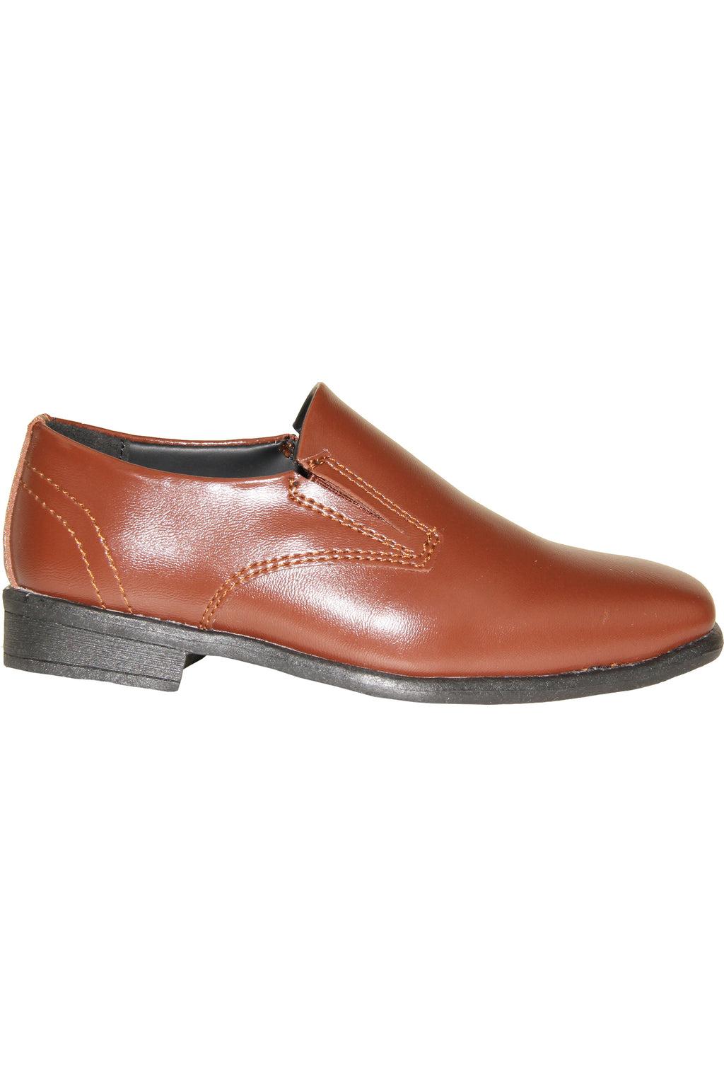 Vangelo Andrew Kids Brown Dress Shoes 5Y Vangelo Andrew Kids Brown Dress Shoes 5Y