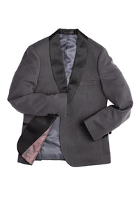 BLACKTIE "London" Kids Charcoal Tuxedo (5-Piece Set)