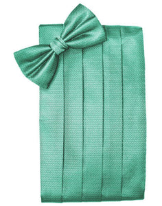 Cardi Aqua Herringbone Kids Cummerbund