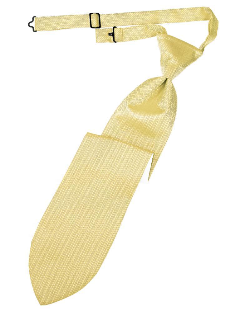 Cardi Buttercup Herringbone Kids Necktie