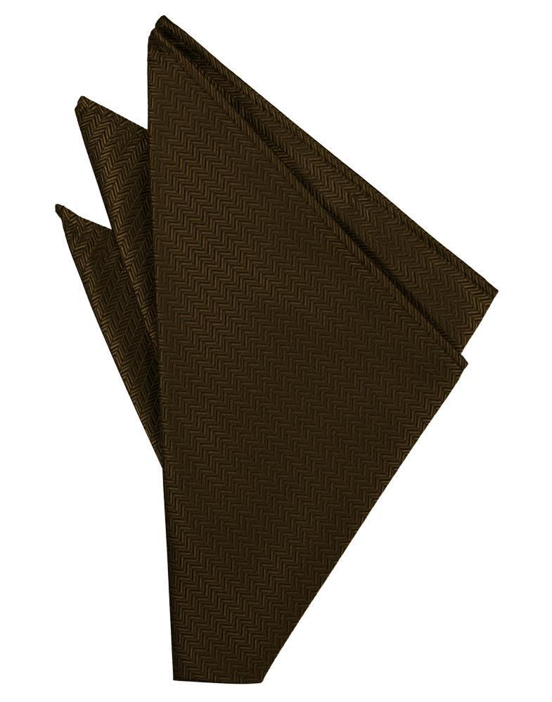Chocolate Herringbone Pocket Square Chocolate Herringbone Pocket Square
