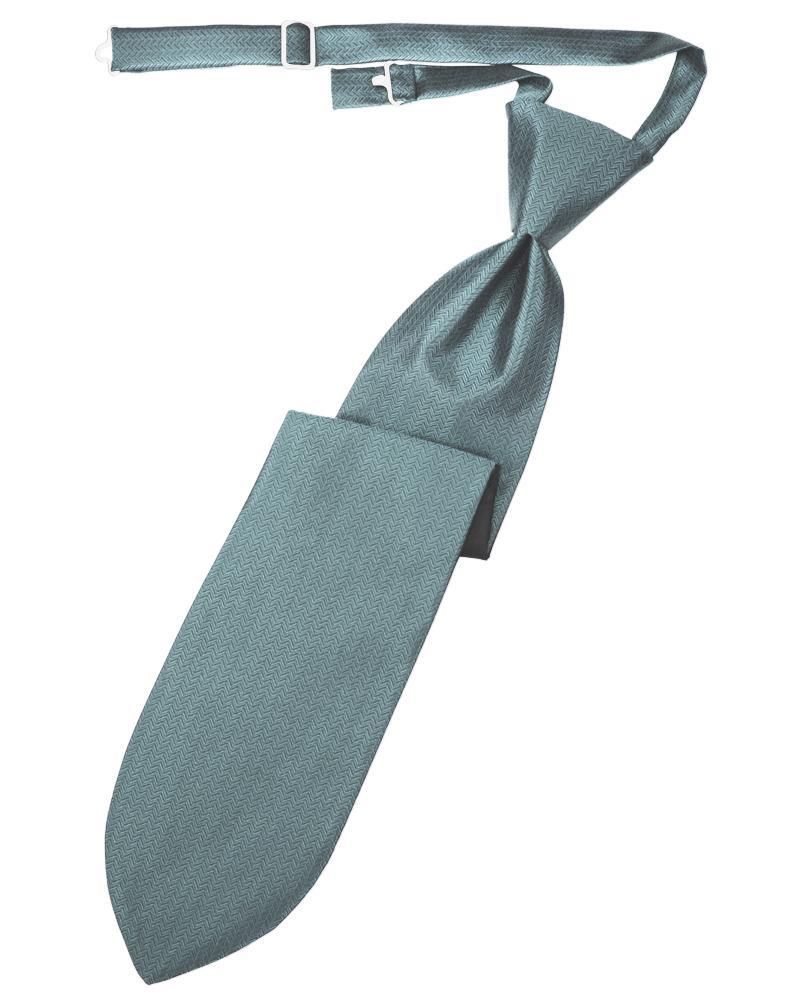 Cardi Cloudy Herringbone Kids Necktie