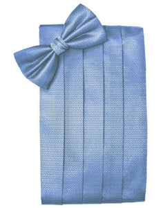 Cardi Cornflower Herringbone Kids Cummerbund