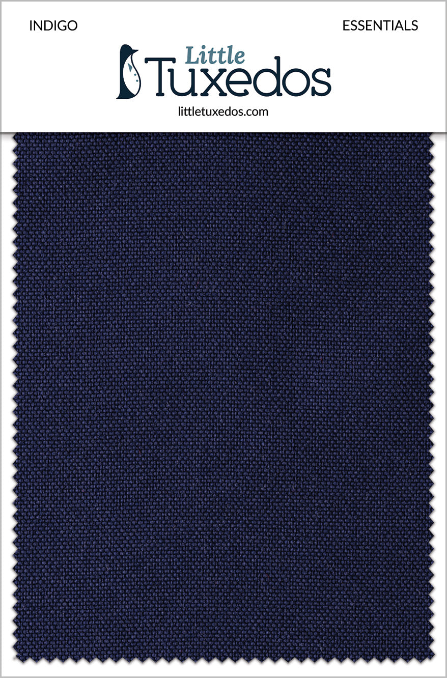 Little Tuxedos Indigo Essentials Fabric Swatch