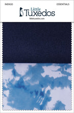 Load image into Gallery viewer, Little Tuxedos Indigo Essentials Fabric Swatch