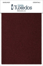 Load image into Gallery viewer, Little Tuxedos Burgundy Essentials Fabric Swatch