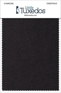 Little Tuxedos Dark Charcoal Essentials Fabric Swatch