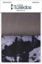 Load image into Gallery viewer, Little Tuxedos Medium Grey Essentials Fabric Swatch
