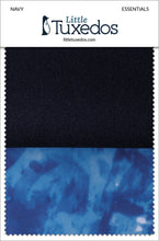 Load image into Gallery viewer, Little Tuxedos Navy Essentials Fabric Swatch