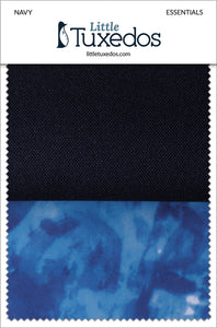 Little Tuxedos Navy Essentials Fabric Swatch