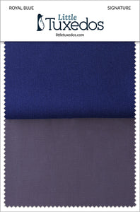 Perry Ellis Royal Blue Signature Fabric Swatch