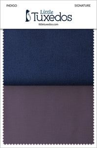 Perry Ellis Indigo Signature Fabric Swatch