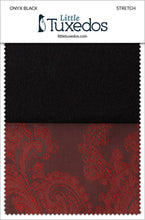 Load image into Gallery viewer, BLACKTIE Onyx Black Stretch Fabric Swatch