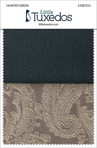 BLACKTIE Hunter Green Stretch Fabric Swatch