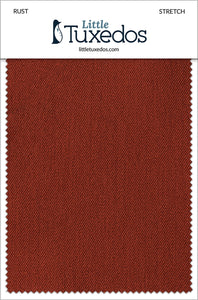 BLACKTIE Rust Stretch Fabric Swatch