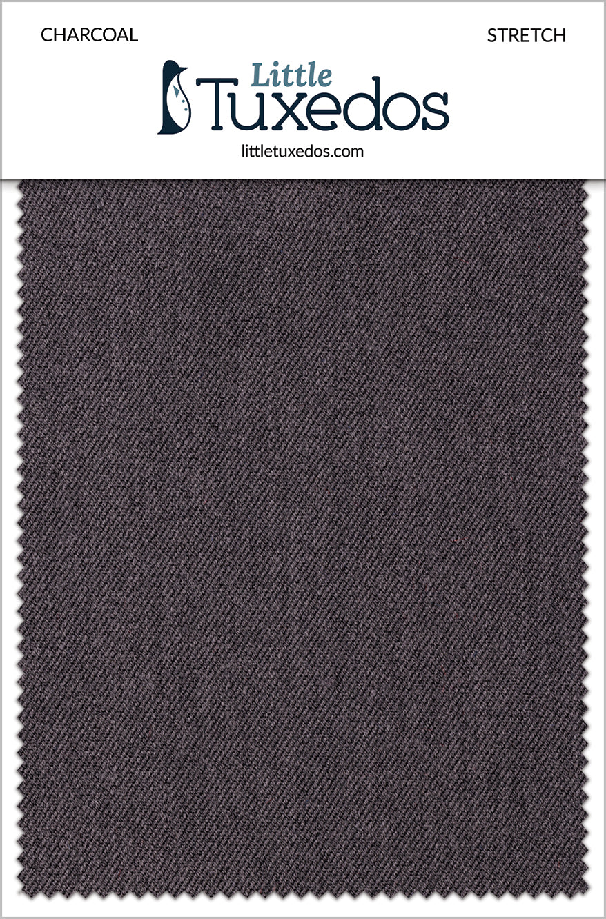 BLACKTIE Charcoal Stretch Fabric Swatch