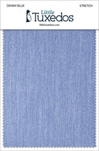 Load image into Gallery viewer, BLACKTIE Denim Blue Stretch Fabric Swatch
