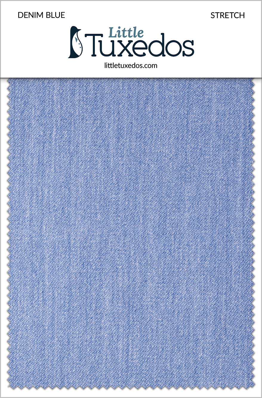 BLACKTIE Denim Blue Stretch Fabric Swatch