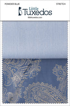 Load image into Gallery viewer, BLACKTIE Powder Blue Stretch Fabric Swatch