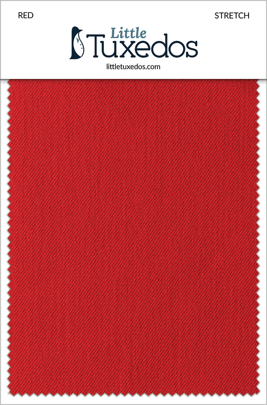BLACKTIE Red Stretch Fabric Swatch