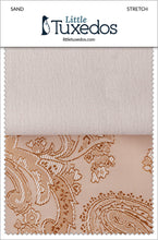 Load image into Gallery viewer, BLACKTIE Sand Stretch Fabric Swatch