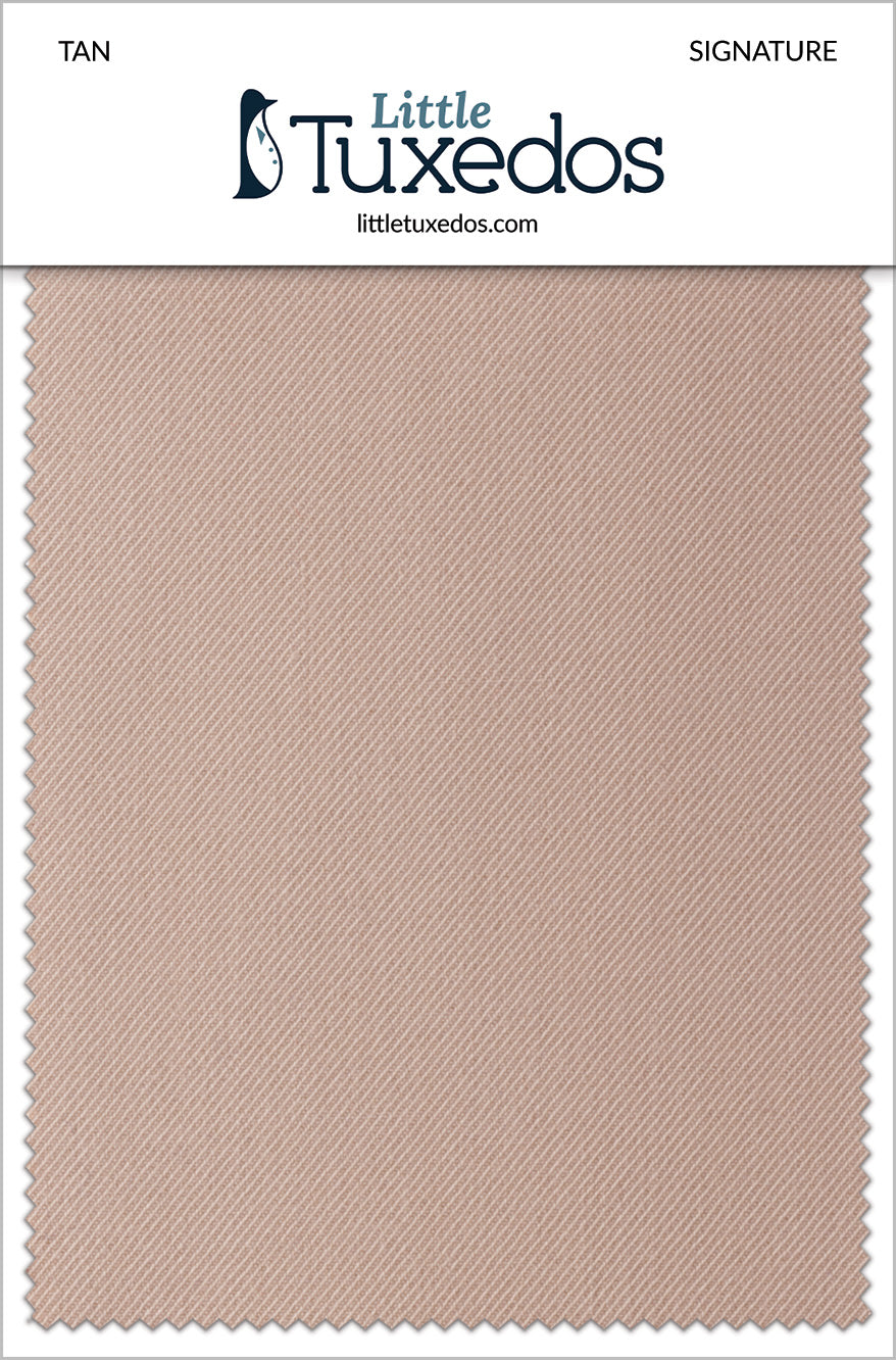 Perry Ellis Tan Signature Fabric Swatch