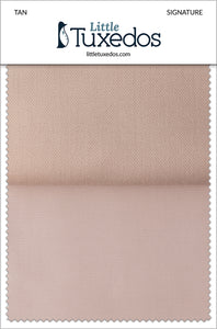 Perry Ellis Tan Signature Fabric Swatch