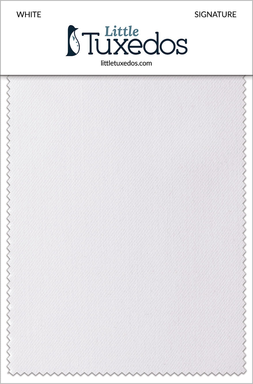 Perry Ellis White Signature Fabric Swatch