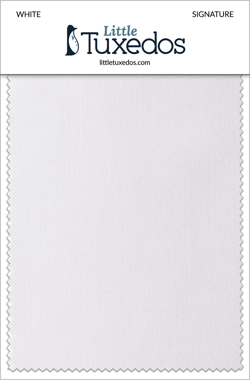 Perry Ellis White Signature Fabric Swatch