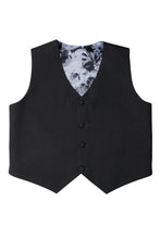 Load image into Gallery viewer, Little Tuxedos &quot;Mason&quot; Kids Charcoal Suit (5-Piece Set)