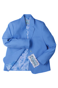 Little Tuxedos "Mason" Kids Cornflower Blue Suit (5-Piece Set)