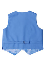 Load image into Gallery viewer, Little Tuxedos &quot;Mason&quot; Kids Cornflower Blue Suit (5-Piece Set)