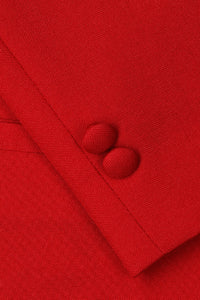 Little Tuxedos "Mason" Kids Red Suit (5-Piece Set)