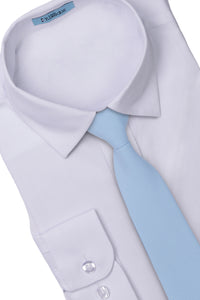 Little Tuxedos "Mason" Kids Sky Blue Suit (5-Piece Set)