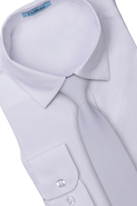 Little Tuxedos "Mason" Kids White Suit (5-Piece Set)