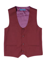 Load image into Gallery viewer, Perry Ellis &quot;Noah&quot; Perry Ellis Kids Burgundy Suit (5-Piece Set)