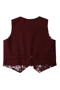 Little Tuxedos "Prodigy" Kids Burgundy Tuxedo (5-Piece Set)