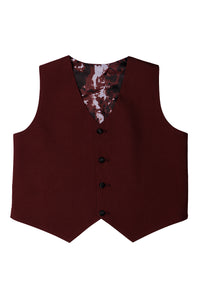 Little Tuxedos "Prodigy" Kids Burgundy Tuxedo (5-Piece Set)