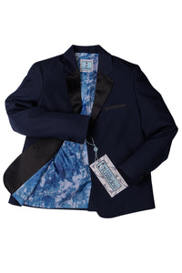 Little Tuxedos "Prodigy" Kids Navy Tuxedo (5-Piece Set)